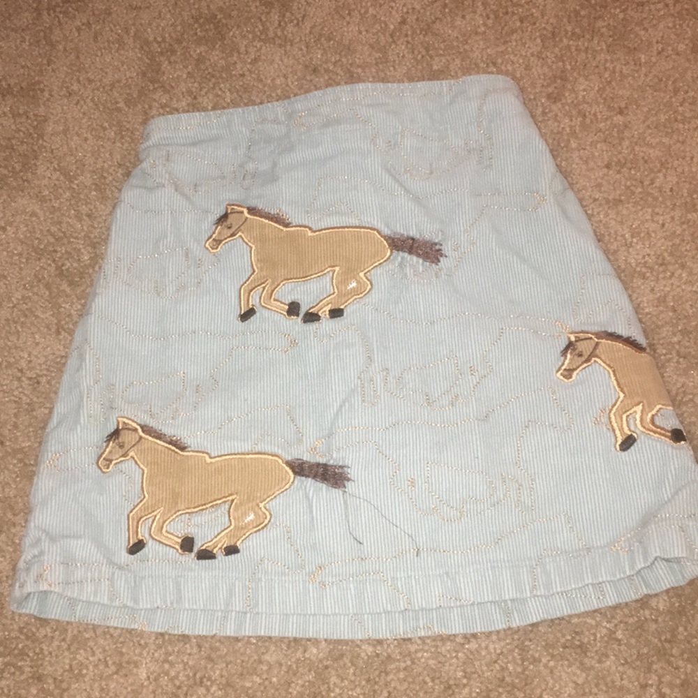 Lands end size 6x skort with horses